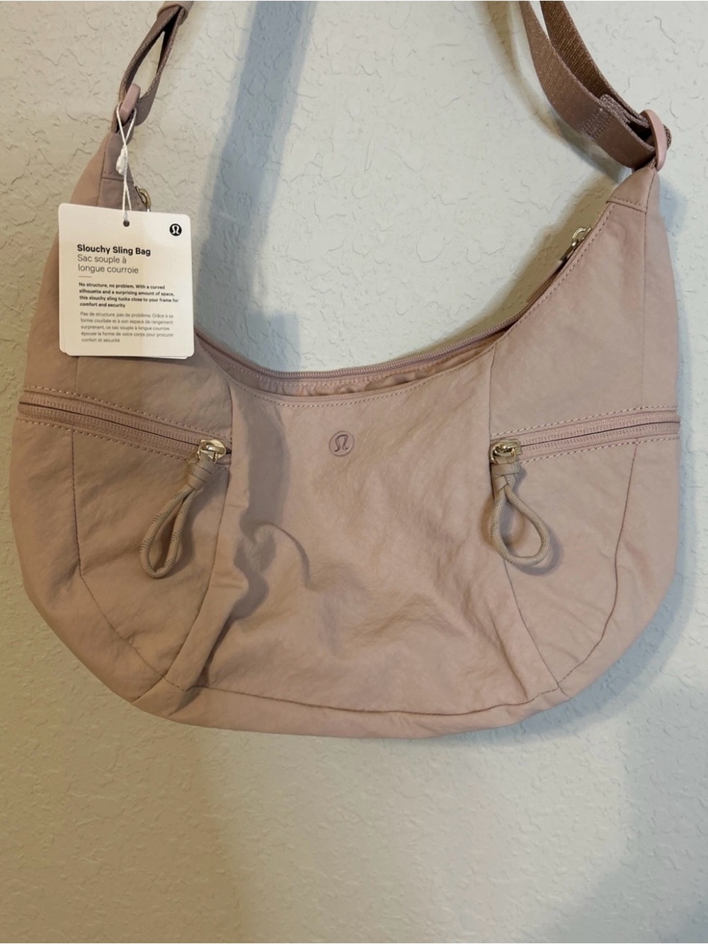 Lululemon Slouchy Sling Bag 6L Mink Berry Pink Crossbody Shoulder Bag NWT - Picture 5 of 5